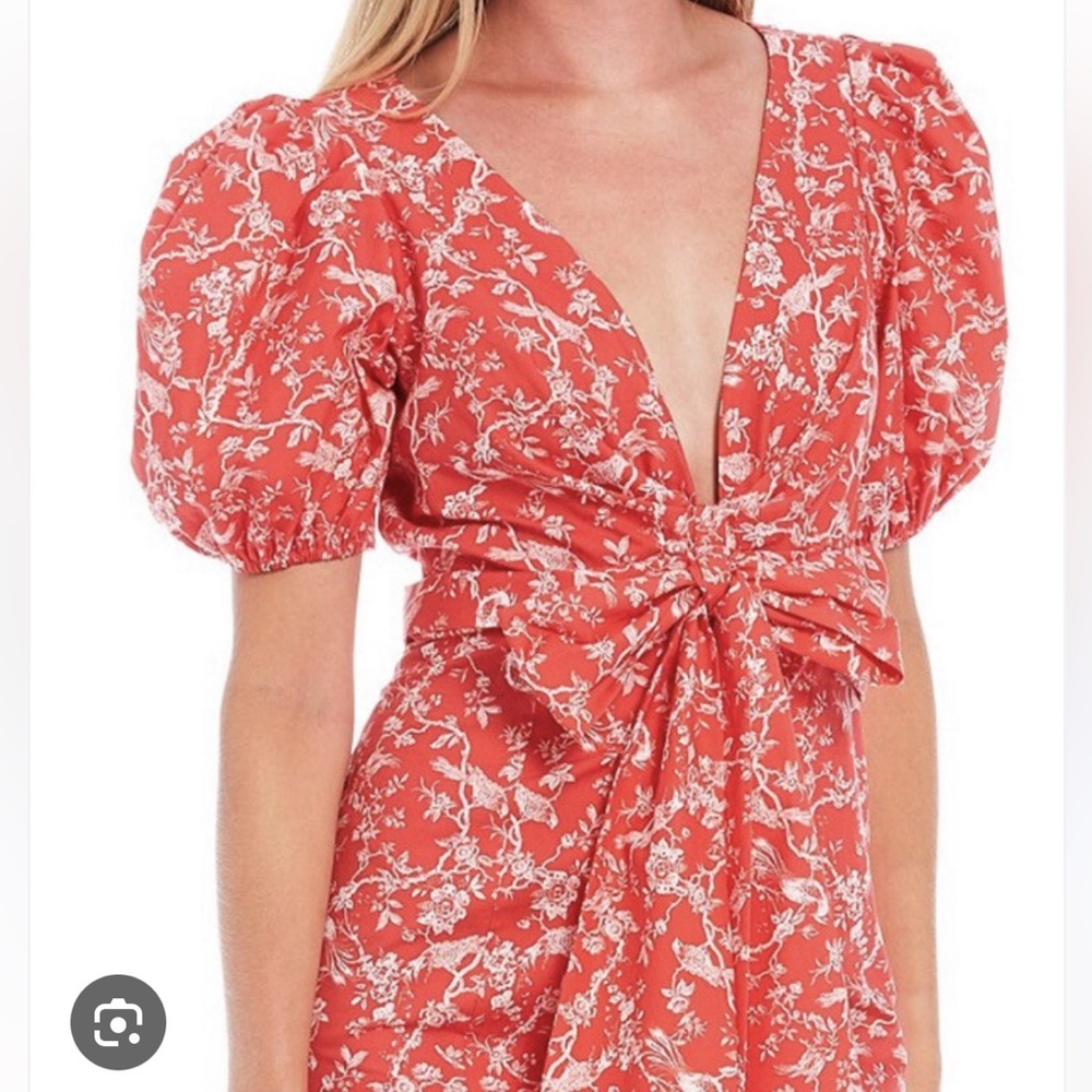 Sachin + Babi Courtney Dress in Coral Ivy